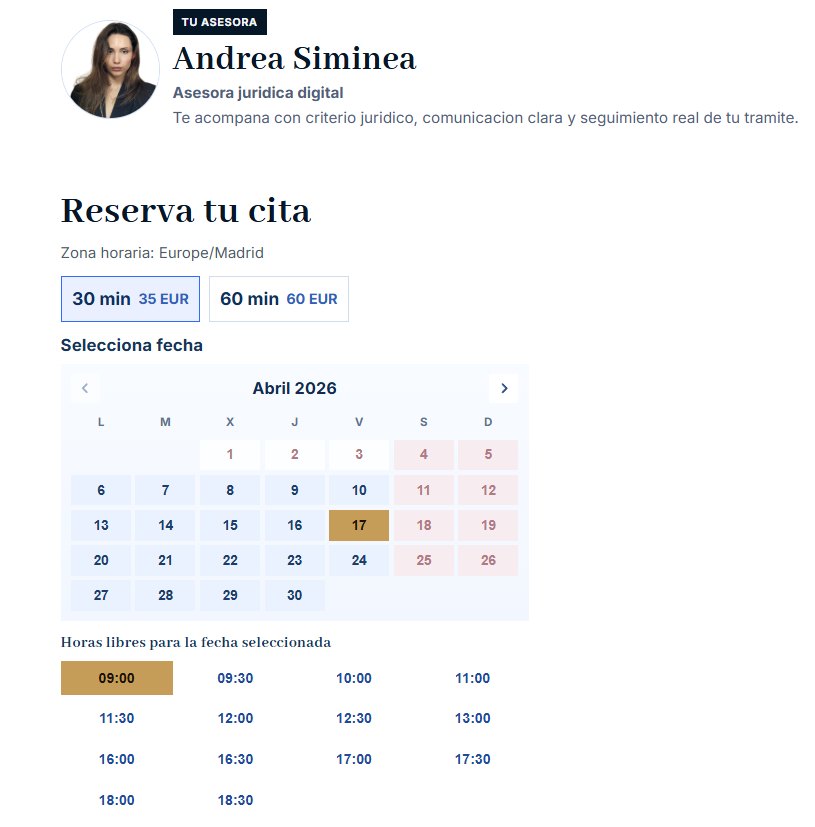 Captura del proceso de consulta online